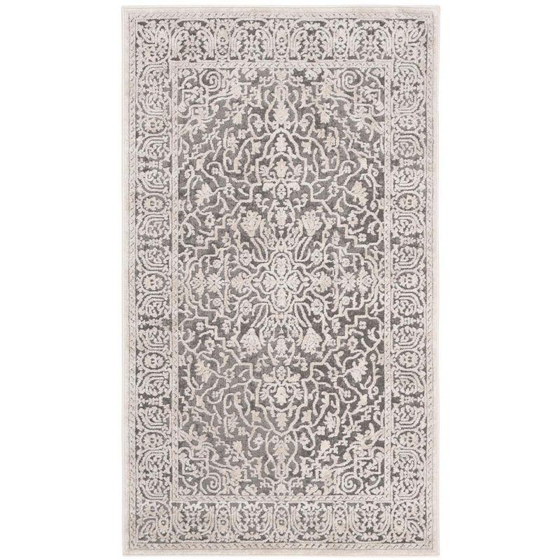 Reflection RFT670 Power Loomed Indoor Accent Rug - Dark Grey/Cream - 3'x5' - Safavieh.
