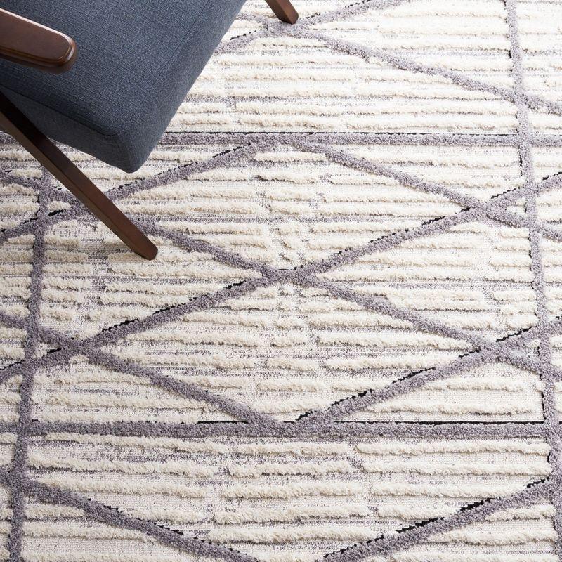 Marrakesh MRK540 Power Loomed Runner Rug - Beige/Grey - 2'2"x8' - Safavieh.