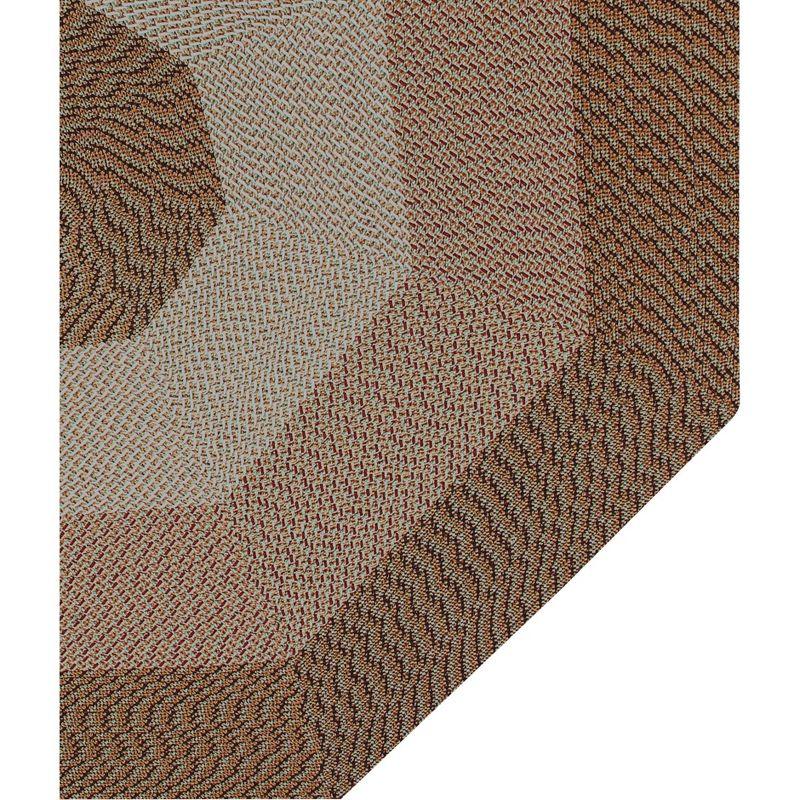 48" x 48" Country Solid Collection Straw Solid Reversible Indoor Area Utility Octagonal Rug - Better Trends