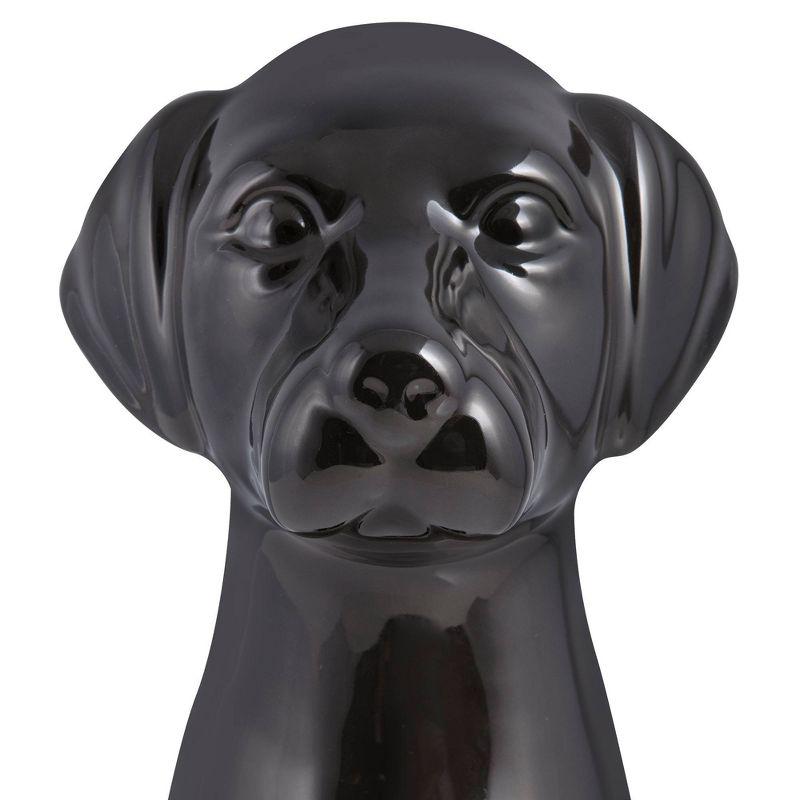Allure Home Creations Black Lab Ceramic Toilet Brush And Holder by Allure Home Creation