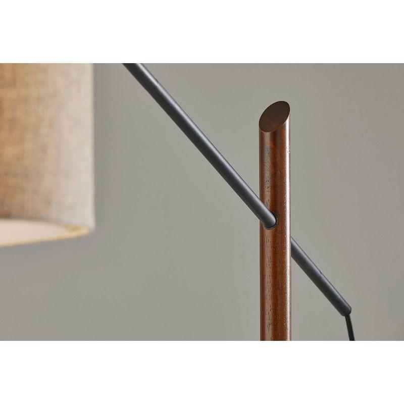 Cornelius Wood Arc Sectional Floor Lamp (85")