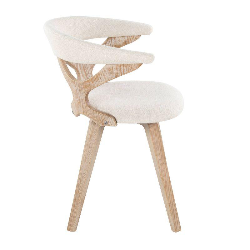 Gardenia Dining Chair White Wash/Cream - LumiSource