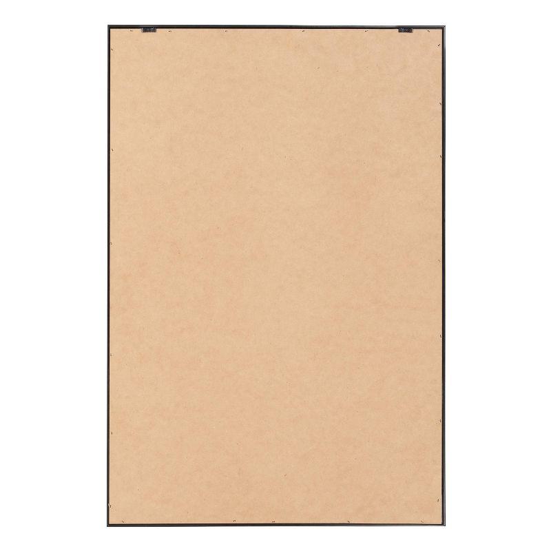 23" x 33" Sylvie Baby Goat Framed Canvas by Simon Te Tai Gold - Kate & Laurel All Things Decor: Modern Style, Plastic Frame