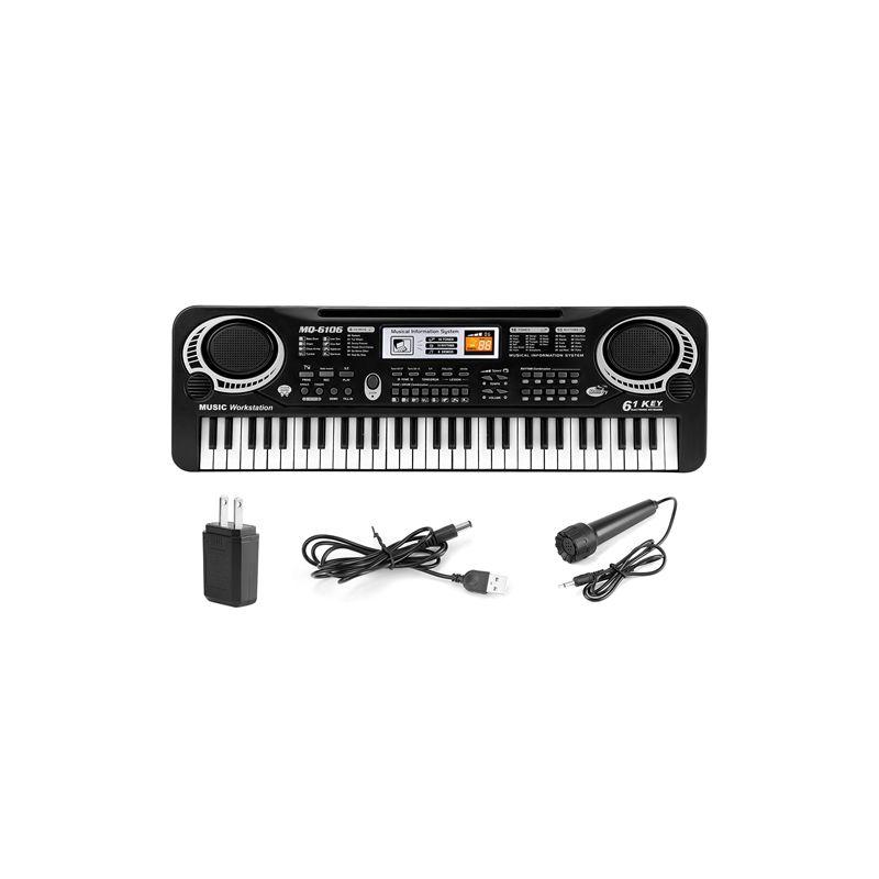 iMounTEK iMounTEK 61-Key Kids Electronic Keyboard with Microphone Multifunctional Music Toy