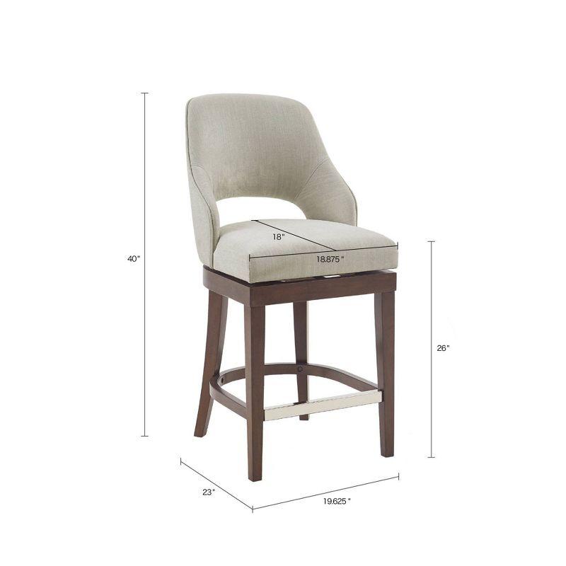 Ellery Counter Height Barstool with Swivel Seat