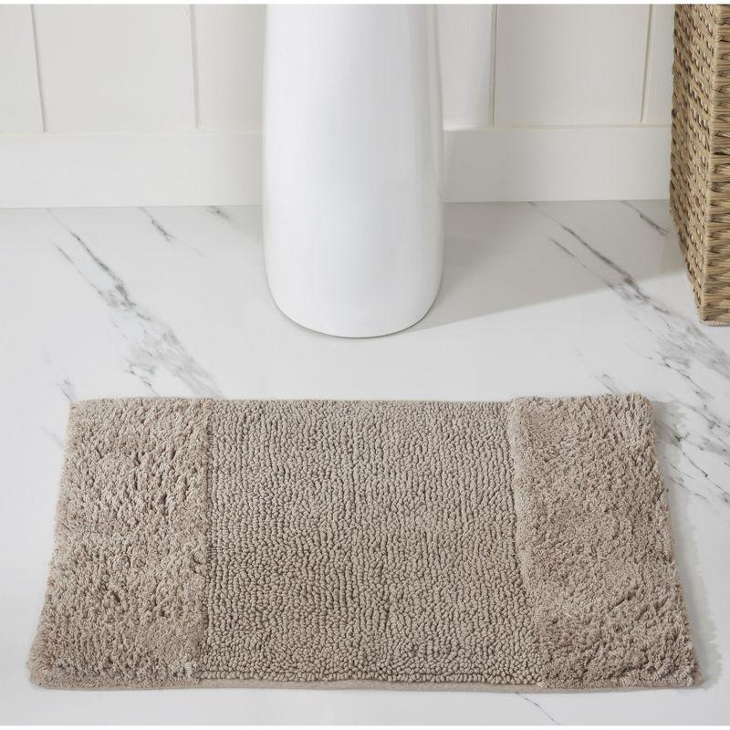 Granada Sand Cotton Tufted 2 Piece Bath Rug Set