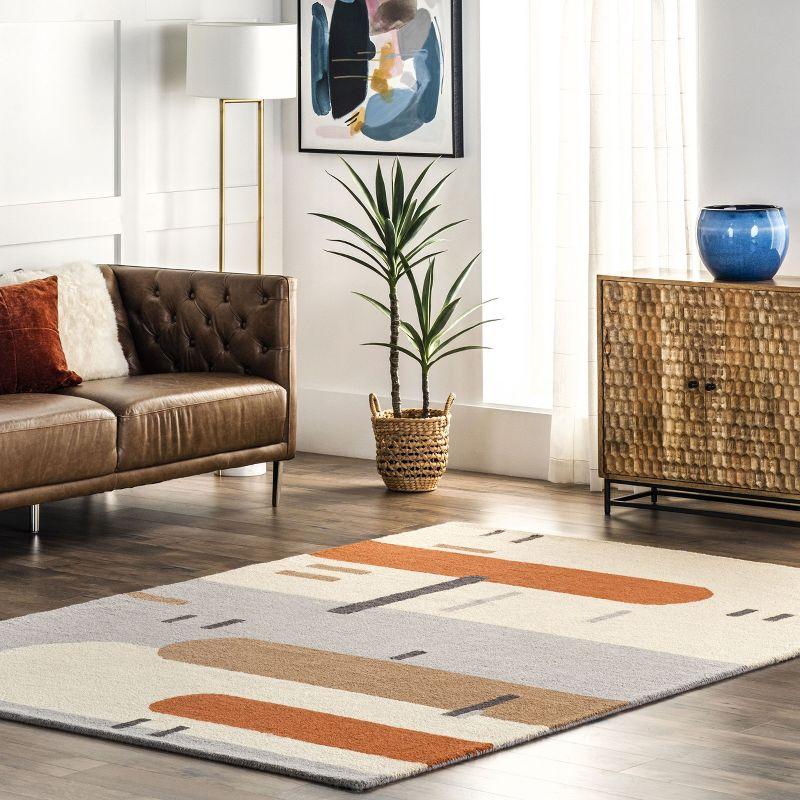 Nuloom Cori Wool Abstract Contemporary Indoor Area Rug