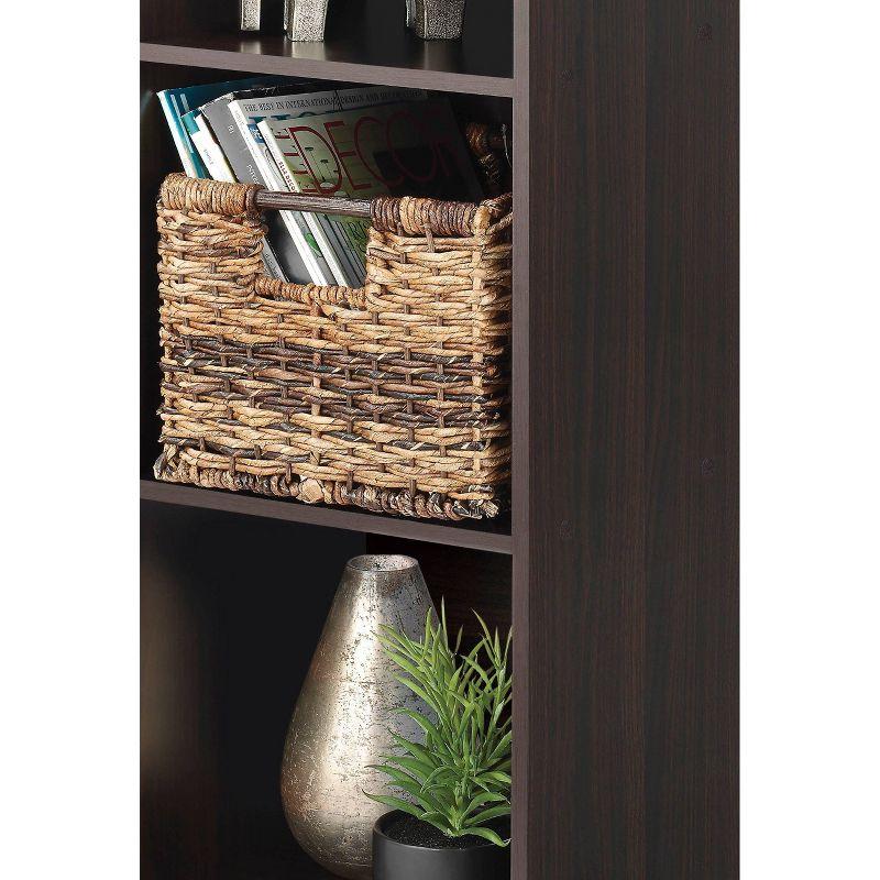 Espresso 3-Section MDF Cube Organizer