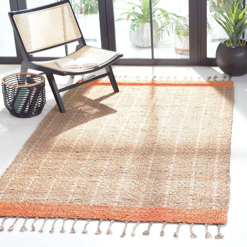 August Grove® Bering Hand Woven 0.8 Jute 0.2 Cotton Southwestern Rug