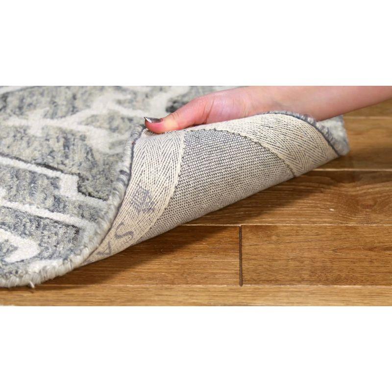 Micro-Loop MLP905 Hand Tufted Area Rug - Grey/Ivory - 4'x6' - Safavieh.