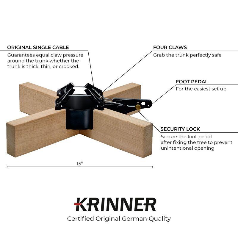 Krinner Krinner Kopenhagen Modern Christmas Tree Stand, Oak