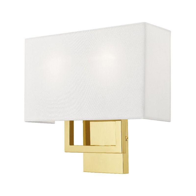 Livex Lighting Pierson 2 - Light Wall Light in  Polished Brass