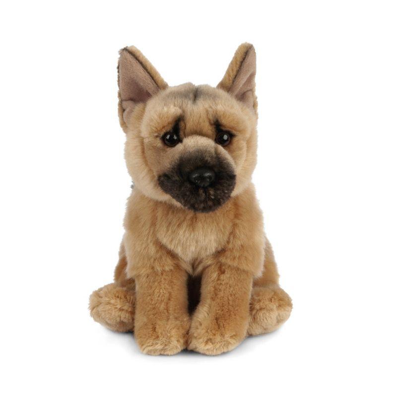 Living Nature Brown German Shepherd Plush Toy