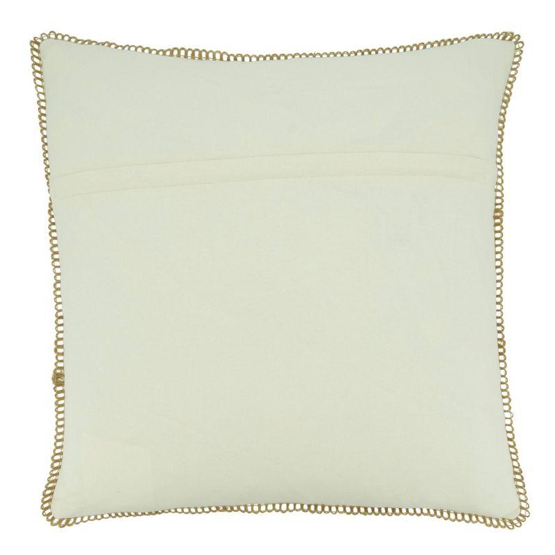 Saro Harbor Collection Cotton Throw Pillow
