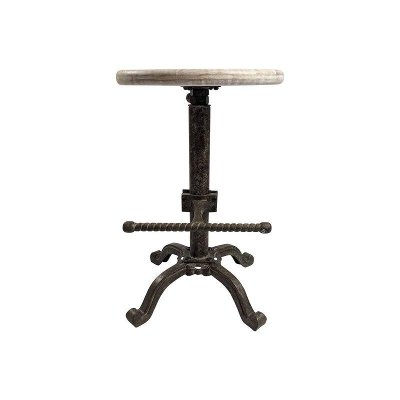 Carolina Living 24" Ryder Swivel Adjustable Counter Height Barstool: Ergonomic, No Upholstery