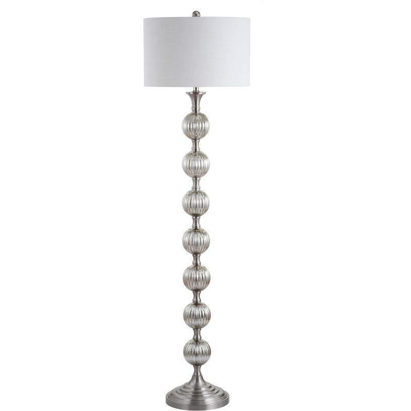 JONATHAN Y Oslo Glass/Metal LED Floor Lamp