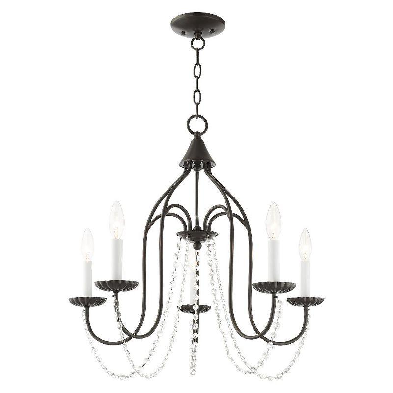 Livex Lighting Alessia 5 - Light Chandelier in  English Bronze