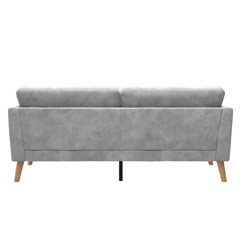 Gloria 75.5'' Velvet Square Arm Sofa