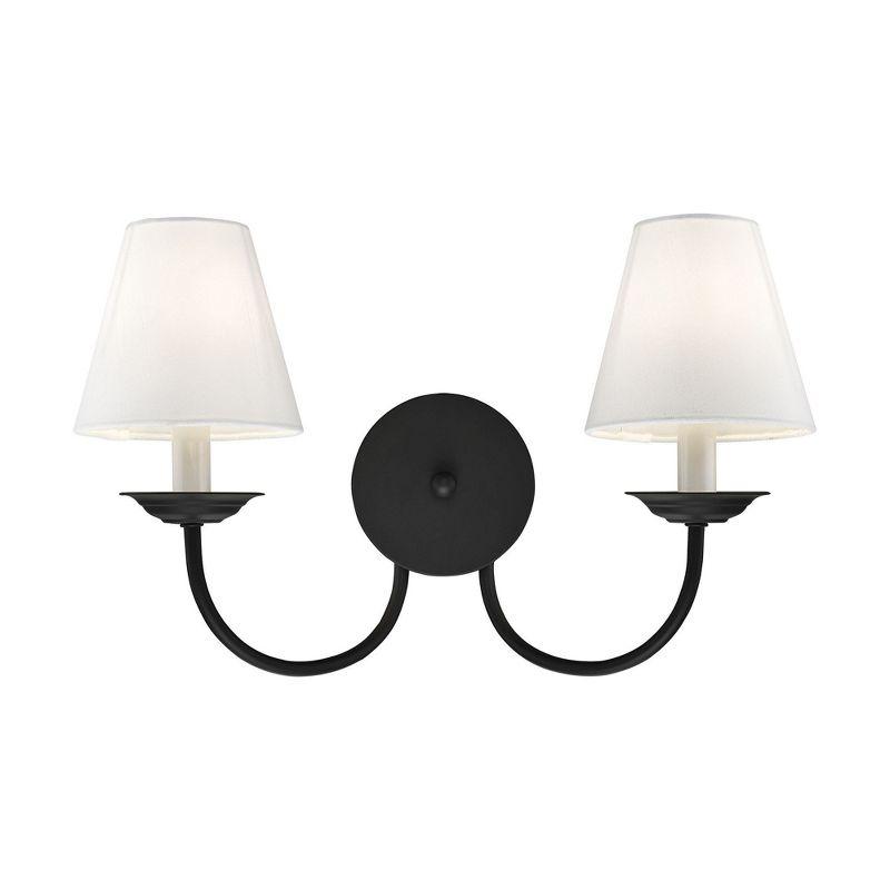 Livex Lighting Mendham 2 - Light Wall Light in  Black
