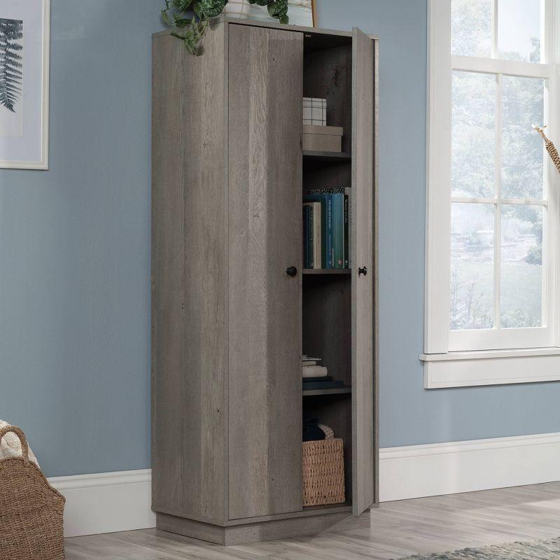 Mystic Oak Gray Bathroom Storage Cabinet with Adjustable Shelving