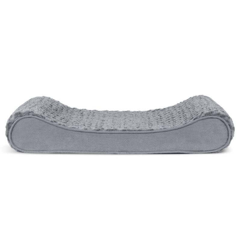 FurHaven Ultra Plush Luxe Lounger Orthopedic Dog Bed - Medium, Gray