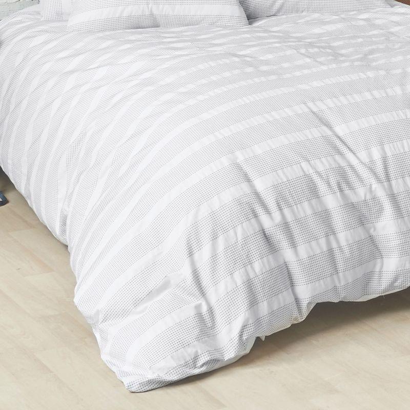 Mason Light Gray Cotton Full/Queen Bedspread Cover