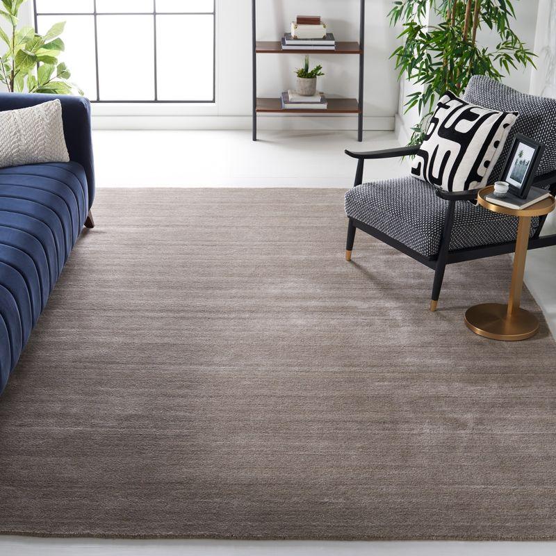 Himalaya HIM820 Handmade Area Rug - 6'x6' - Taupe - Safavieh