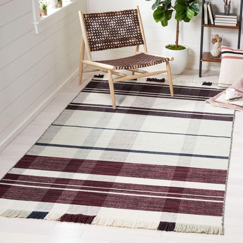 Striped Kilim STK705 Hand Woven Area Rug  - Safavieh