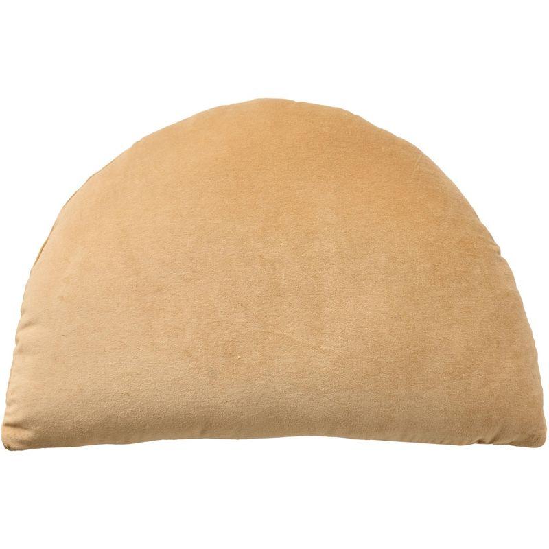 Mina Victory Mina Victory Vintage Pillow Rose Border 16" x 24" Beige Indoor Throw Pillow