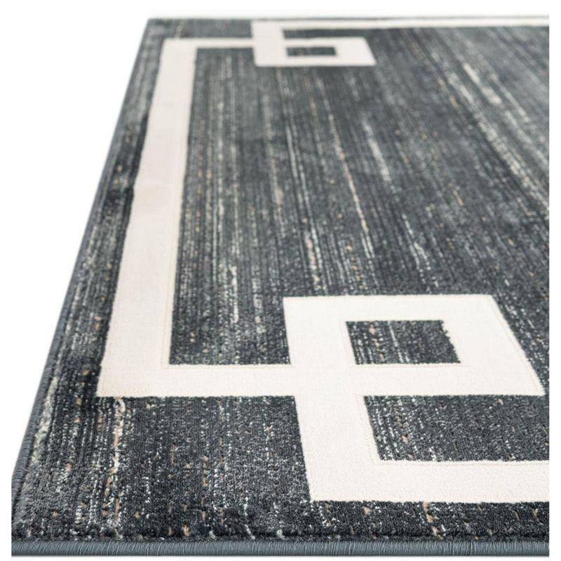 Jill Zarin Uptown Lenox Hill Border Indoor Woven Area Rug