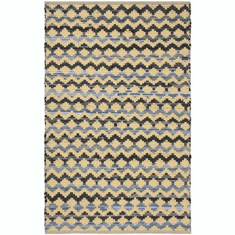Annia Hand Woven Cotton Geometric Rug