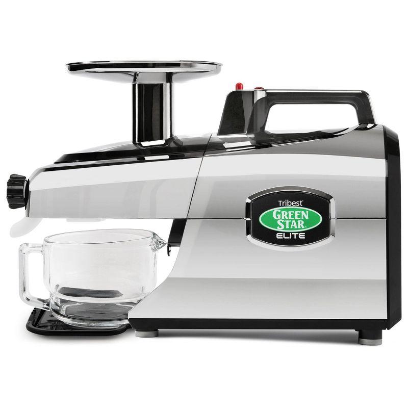 Tribest Greenstar Elite Jumbo Twin Gear Slow Masticating Juicer – Silver
