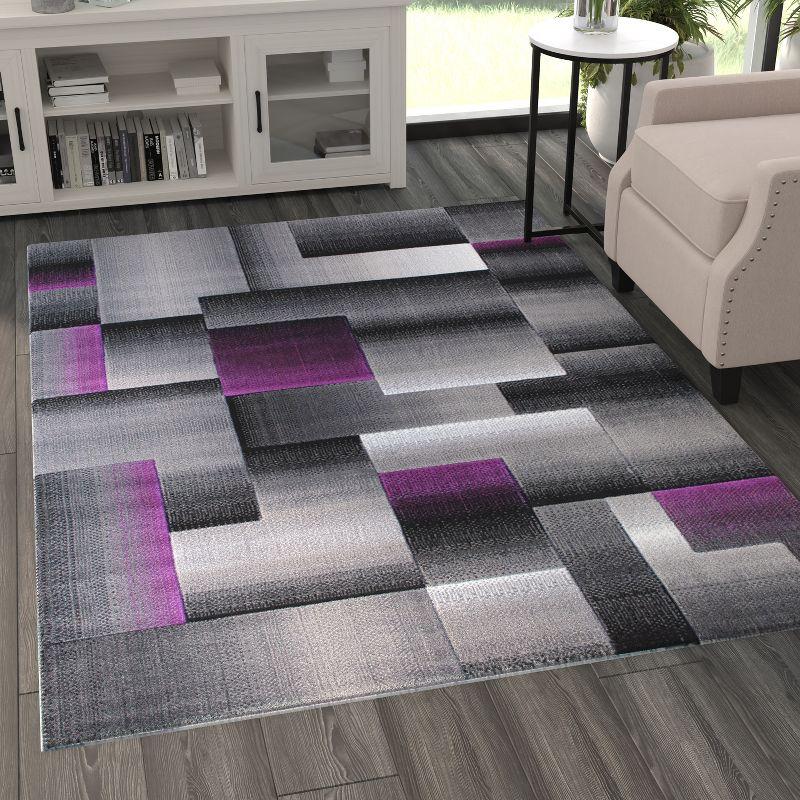 Masada Rugs Trendz Collection Modern Contemporary Area Rug -Design Trz861