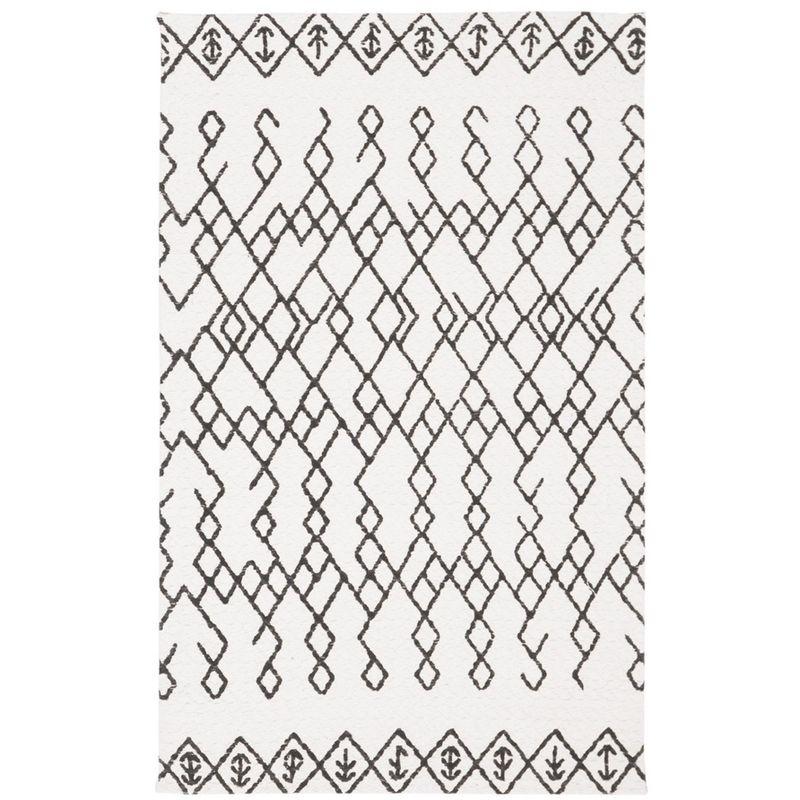 Cedar Brook CDR501 Loomed Indoor Area Rug - Ivory/Black - 2'6"x4' - Safavieh