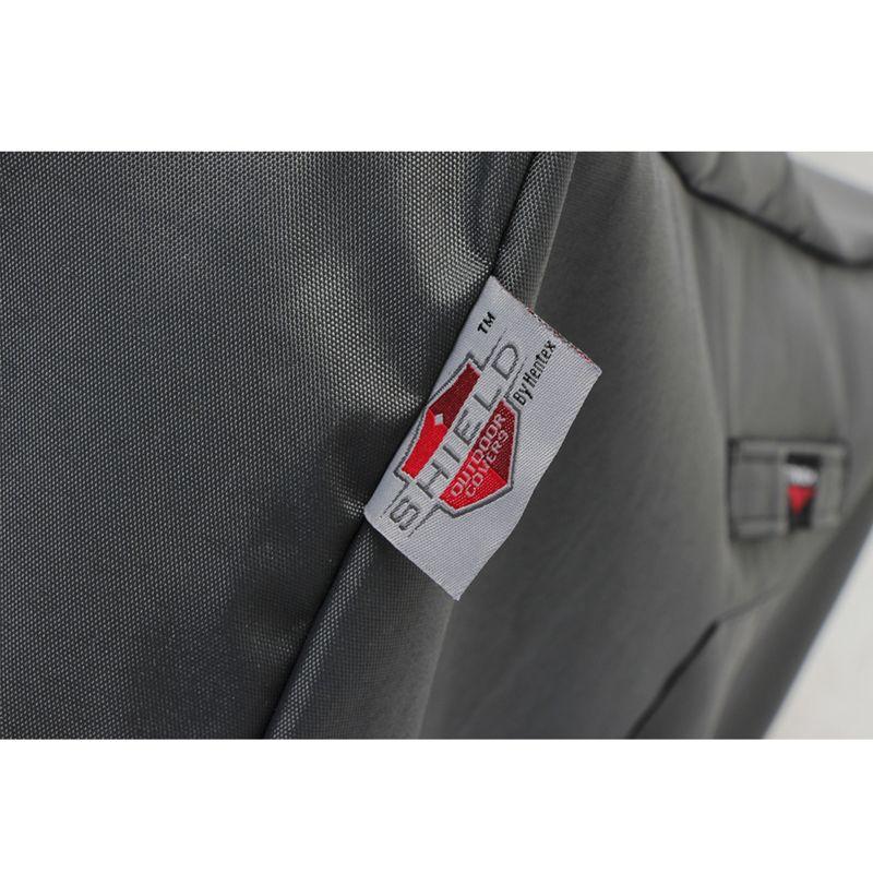 Shield Titanium 3-Layer Water Resistant Outdoor Dining Set Round Cover Dark Grey - 80x35"