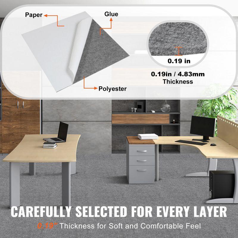 24'' W x 24'' L Level Cut And Loop Polyester Carpet Tile
