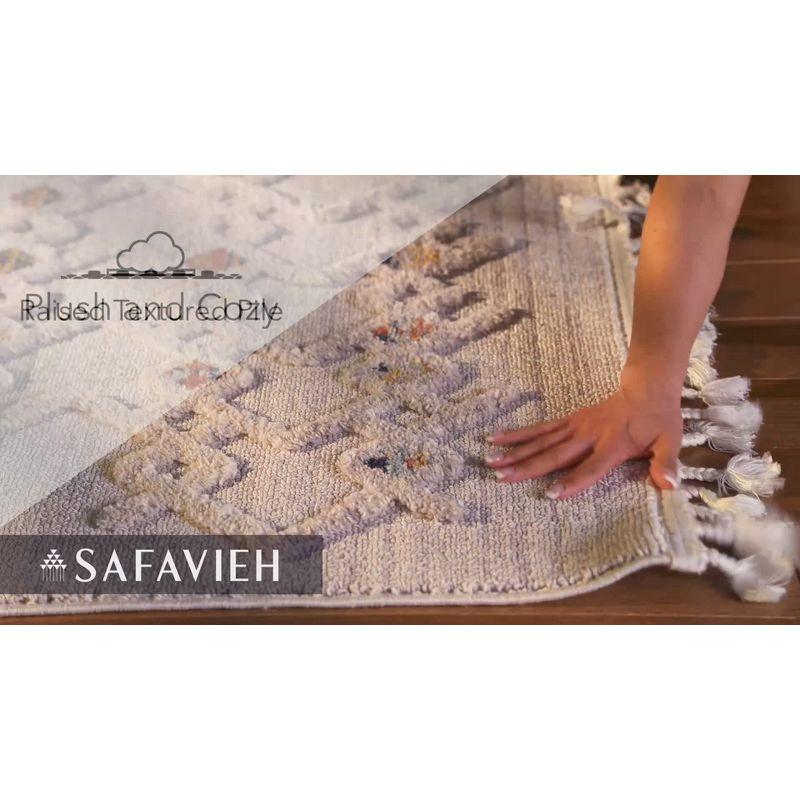 Marrakesh MRK568 Power Loomed Area Rug - Grey/Light Grey - 5'3"x7'6" - Safavieh.
