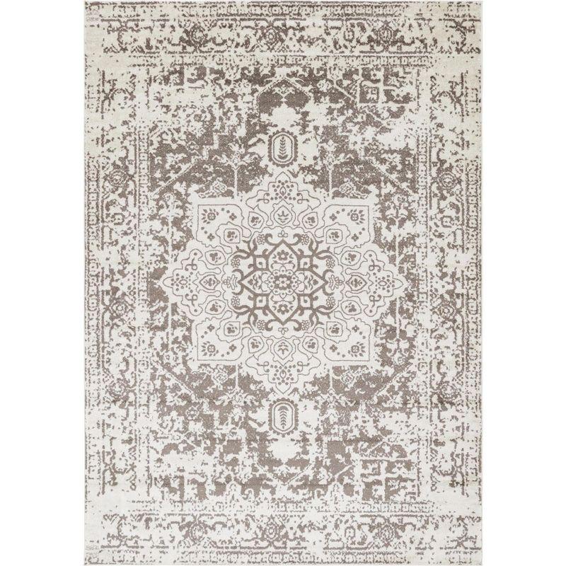 Unique Loom 10' 0 x 14' 1 White Richmond Medallion Area Rug