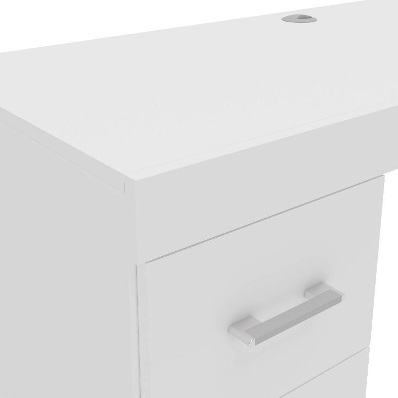 Mayne Corner Desk White - Polifurniture