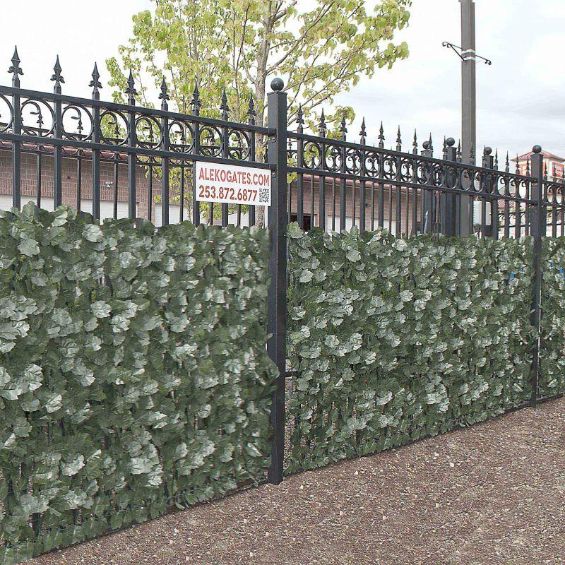 GreenLeaf 94'' W x 39'' H Faux Ivy Privacy Garden Fence