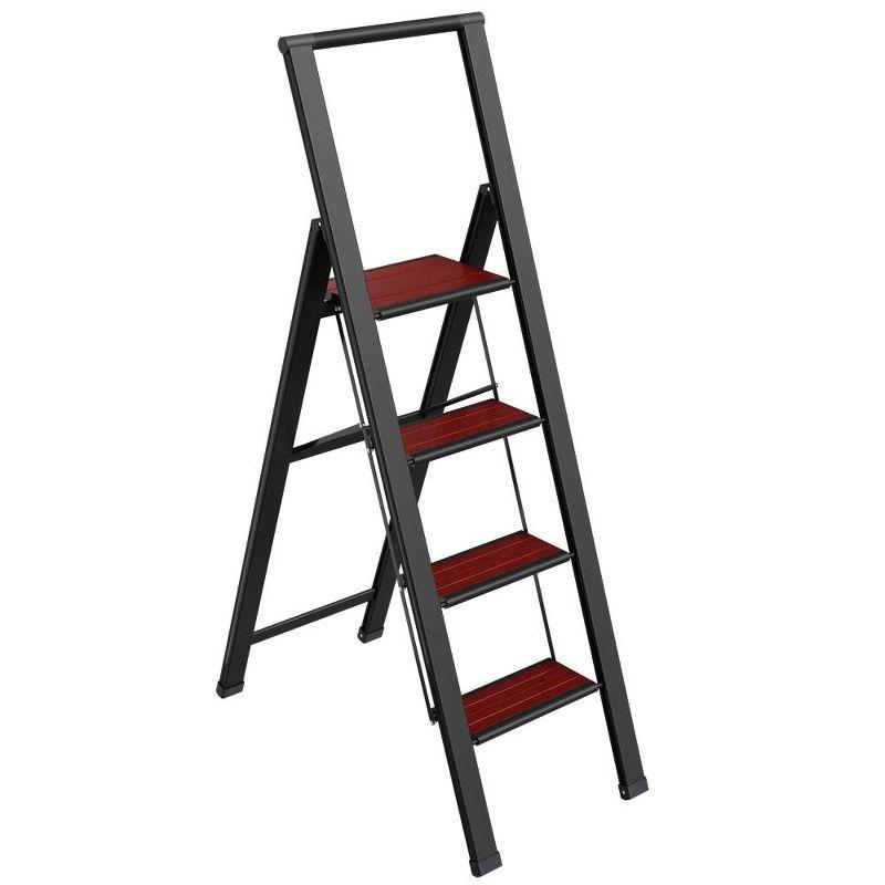 Sorfey Sorfey Step Ladders 4 - Step Steel Lightweight Folding Step Stool