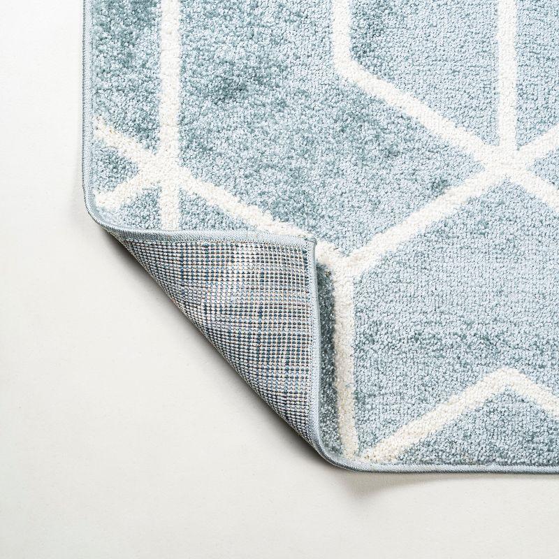 Tumbling Blocks Modern Geometric Area Rug - JONATHAN Y