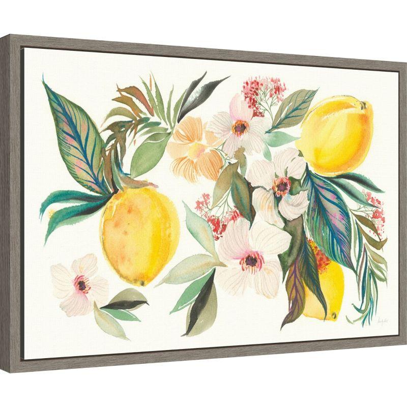 Amanti Art Citrus Summer I v2 by Kristy Rice Canvas Wall Art Print Framed 23 x 16-in.