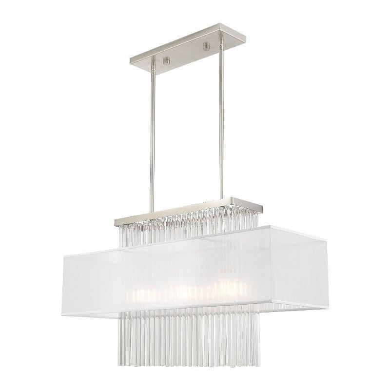 Livex Lighting Alexis 3 - Light Chandelier in  Brushed Nickel