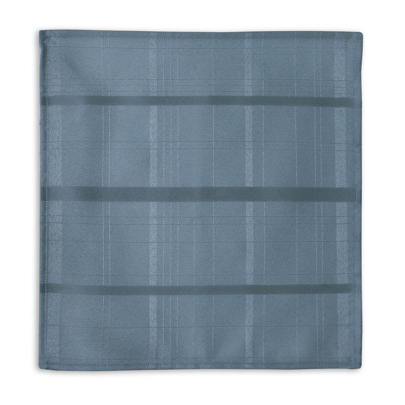 Elrene Elegance Plaid Stain Resistant Napkin Set of 4 - 17" x 17" - Elrene Home Fashions