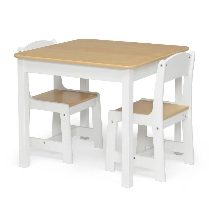 Delta Children MySize Kids' Wood Table and Chair Set 2 Chairs Included