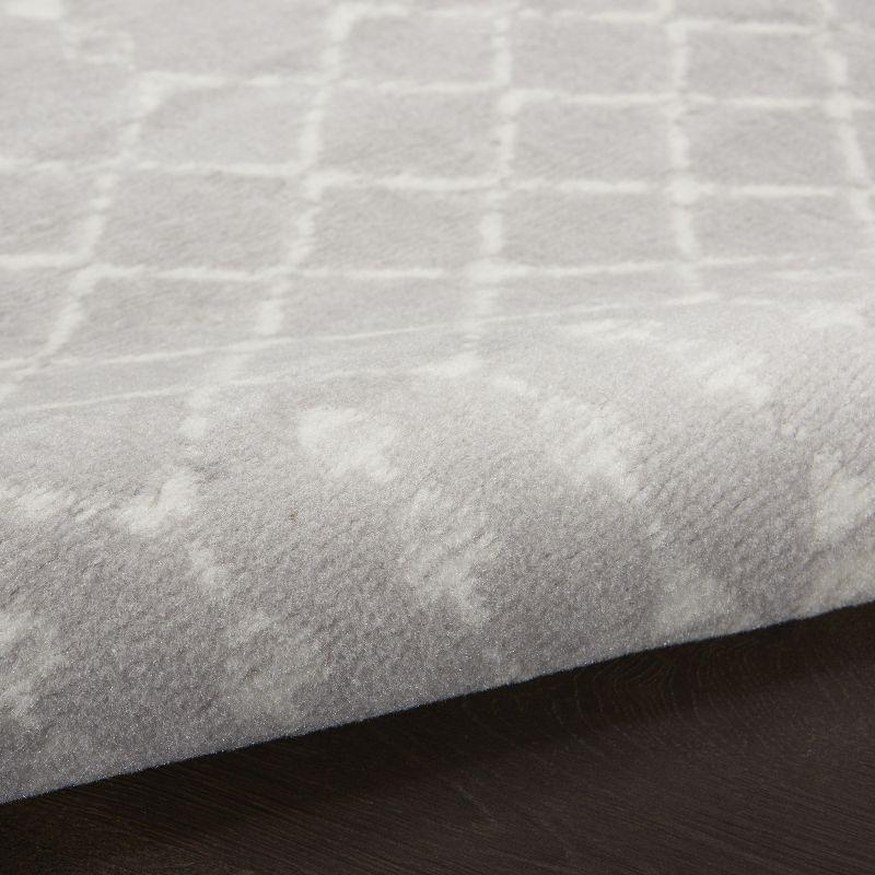 Nourison Whimsicle WHS02 Indoor only Area Rug - Grey 6' x 9'