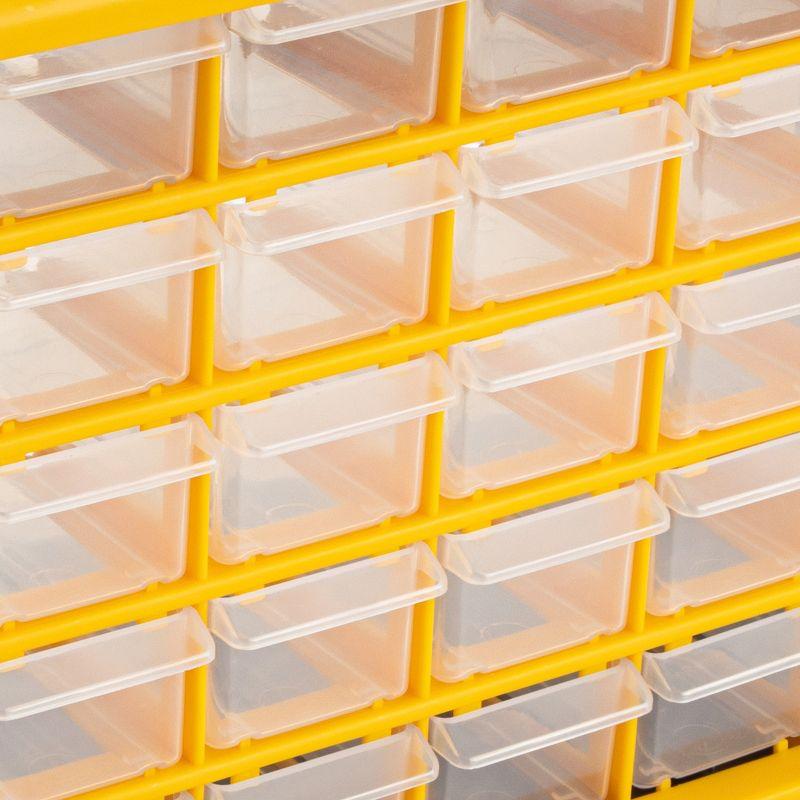 Stalwart 30-Drawer Small Part Organizer, Yellow