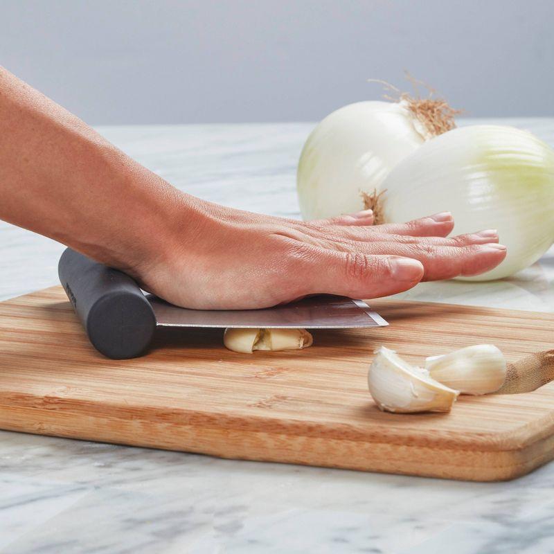 KitchenAid All Purpose Scraper: Black, Dishwasher-Safe, Rubberized Handles, Food & Pastry Scraper, Stainless Steel
