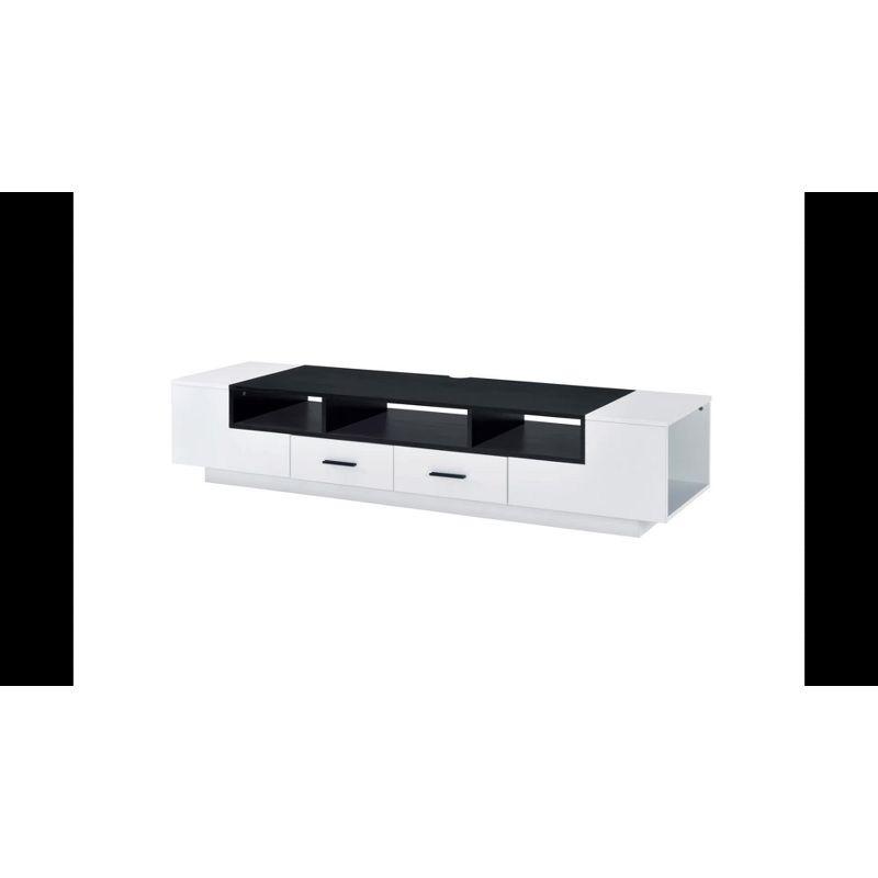 Armor TV Stand: Modern Floating Console for 70" TVs, Storage & Cord Management - Acme Furniture